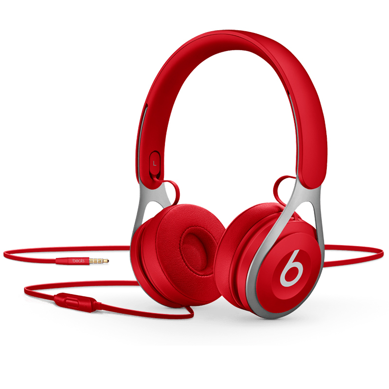 Beats EP 头戴式耳机 运动跑步耳机 有线电脑耳机- 红色