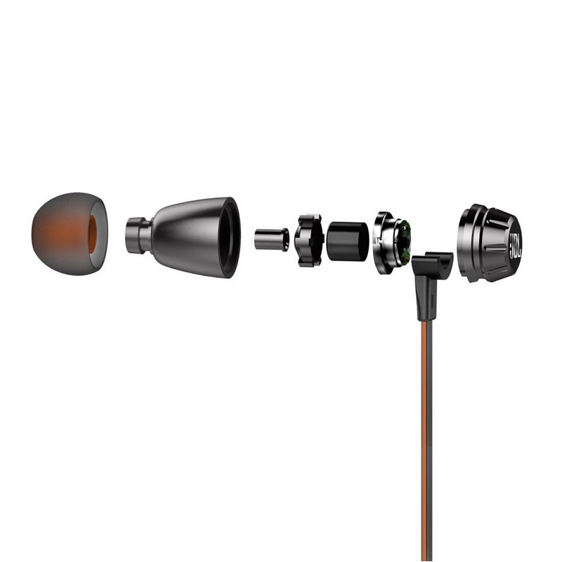 JBL T380A 入耳式有线耳机 双动圈 手机耳机 玫瑰金