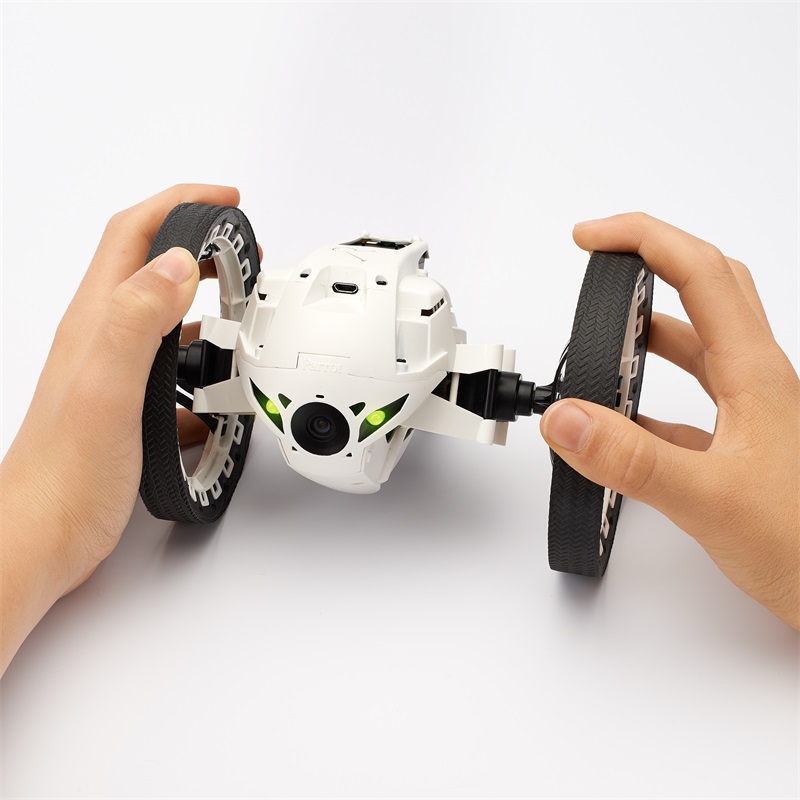 派诺特 Parrot MINIDRONES JUMPING SUMO 智能弹跳机器人 玩具弹跳车 遥控汽车 白色高清大图