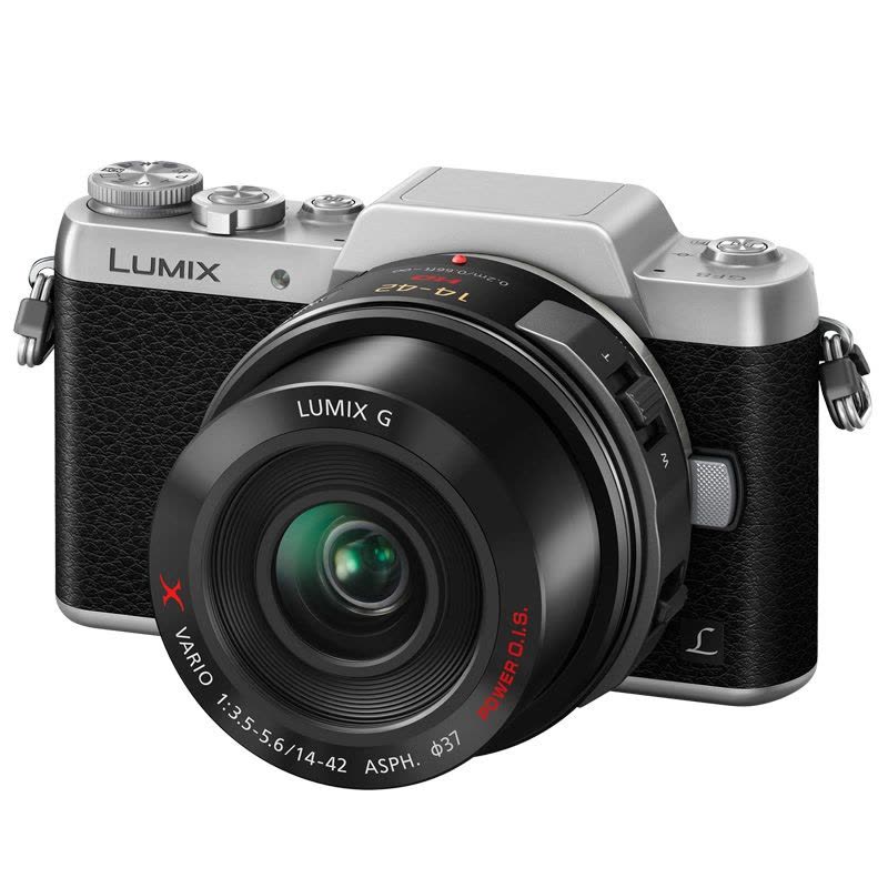 松下 Lumix DMC-GF8XGK（X1442)数码微单相机 微型单电 电动镜头套机 银色图片