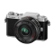 松下 Lumix DMC-GF8XGK（X1442)数码微单相机 微型单电 电动镜头套机 银色