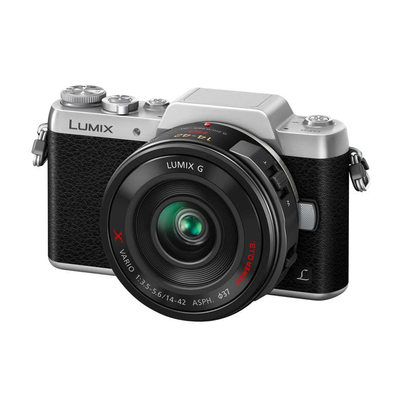 松下 Lumix DMC-GF8XGK（X1442)数码微单相机 微型单电 电动镜头套机 银色图片