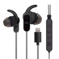 JBL REFLECT AWARE数字降噪运动耳机 入耳式线控耳机 Lightning接口 黑色