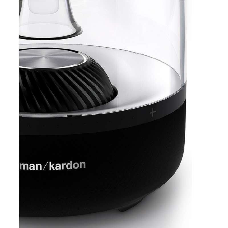 哈曼卡顿（harman／kardon）AURA翡翠无线蓝牙音响水晶透明音箱 黑色