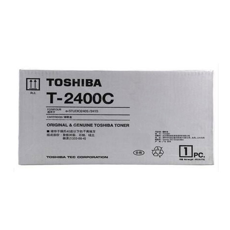东芝(DW)复印机粉盒 T-2400C 适用于东芝e-STUDIO240S/241S 黑色