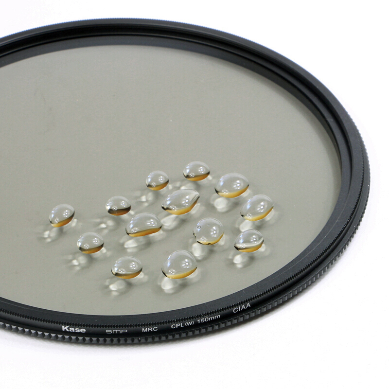 Kase卡色150mm 圆形偏振镜CPL尼康14-24适马12-24佳能14 2.8 镜头滤镜