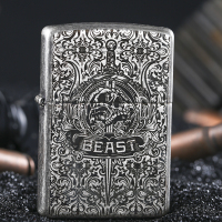 ZIPPO专柜正品男士打火机 121FBMP-五面魔鬼圣经 芝宝防风打火机