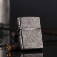 ZIPPO打火机正版美国打火机 121FB仿古银系列
