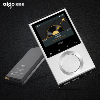 爱国者(aigo)M5 发烧DSD无损mp3音乐HIFI播放器插卡迷你有屏随身听16G 银色