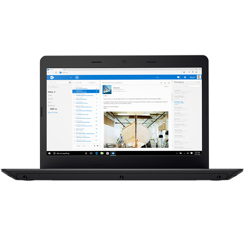 ThinkPad E470 20H1-A05QCD 英特尔® 酷睿™i5 14英寸笔记本电脑(i5-7200U 500G 4G 2G独显)