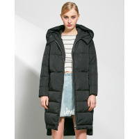 AIMISS/爱美斯2017冬装新款时尚修身显瘦中长款羽绒服女连帽外套A168026