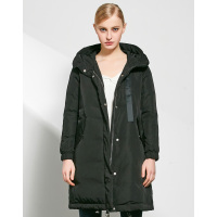 AIMISS/爱美斯2017冬季新款修身显瘦简约中长款外套欧洲站羽绒服A168176