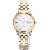 浪琴(LONGINES)-军旗系列间金表链透底设计带日历机械男士手表L4.799.3.22.7