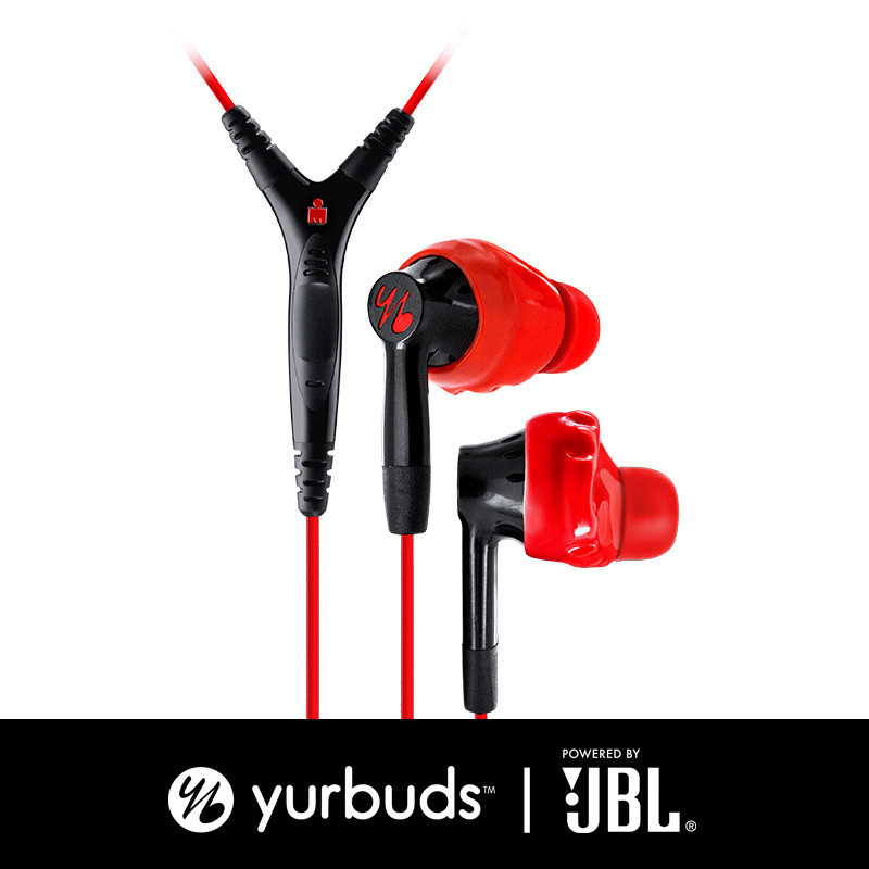 JBL YURBUDS 400入耳式铁人运动耳机苹果耳机跑步耳麦耳塞 黑色