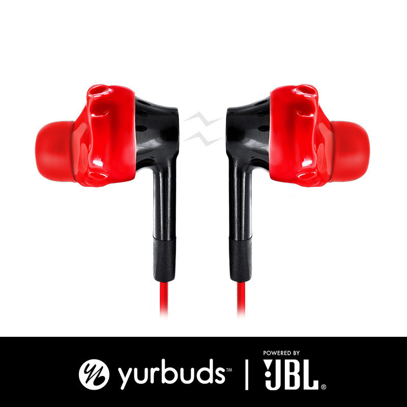 JBL YURBUDS 400入耳式铁人运动耳机苹果耳机跑步耳麦耳塞 黑色