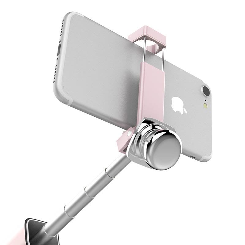ESCASE 自拍杆 蓝牙/自拍神器 美图手机 苹果/三星/华为/小米/OPPO自拍杆 自拍杆 通用坚果锤子 靓粉色图片