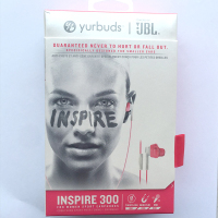 JBL YURBUDS INSPIRE 300入耳式铁人运动耳机苹果耳机跑步耳麦耳塞 粉色
