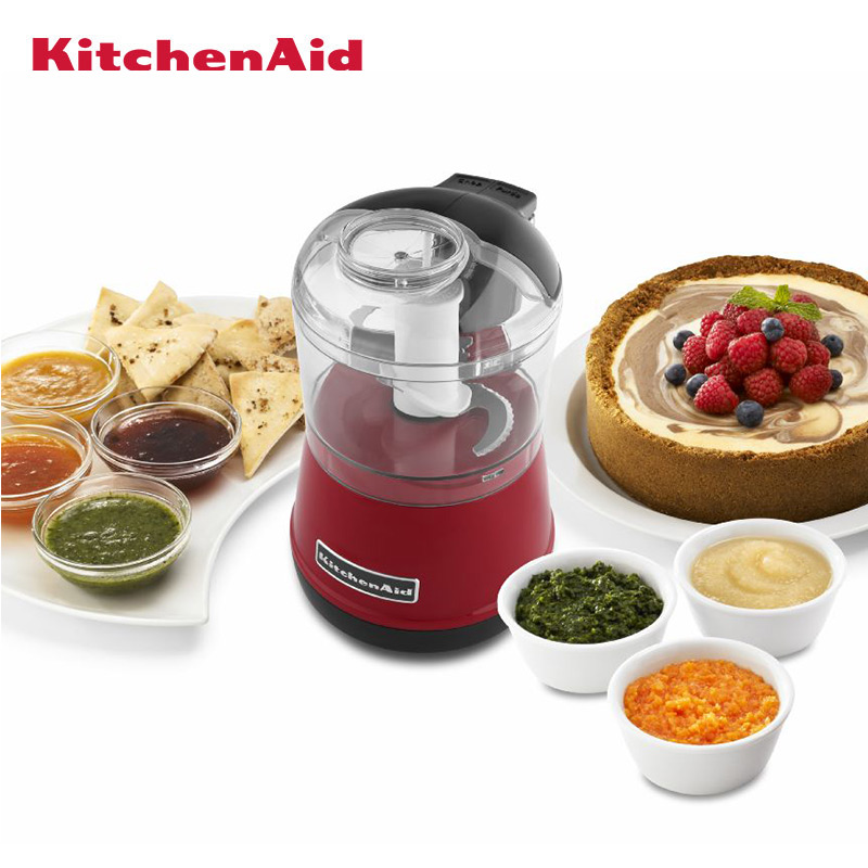 凯膳怡(KitchenAid)5KFC3511CER电动绞馅机打肉机家用多功能料理机碎肉绞肉机搅拌机 婴儿辅食机 帝王红