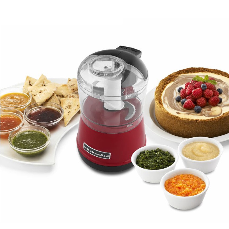 凯膳怡(KitchenAid)5KFC3511CER电动绞馅机打肉机家用多功能料理机碎肉绞肉机搅拌机 婴儿辅食机 帝王红