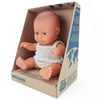 miniland 卡通洋娃娃玩具 男女孩生日礼物 31121欧洲小男孩