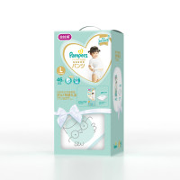 [苏宁自营] 帮宝适 (Pampers)帮宝适拉拉裤礼盒限量装大码L46片(9-14kg) (日本进口)