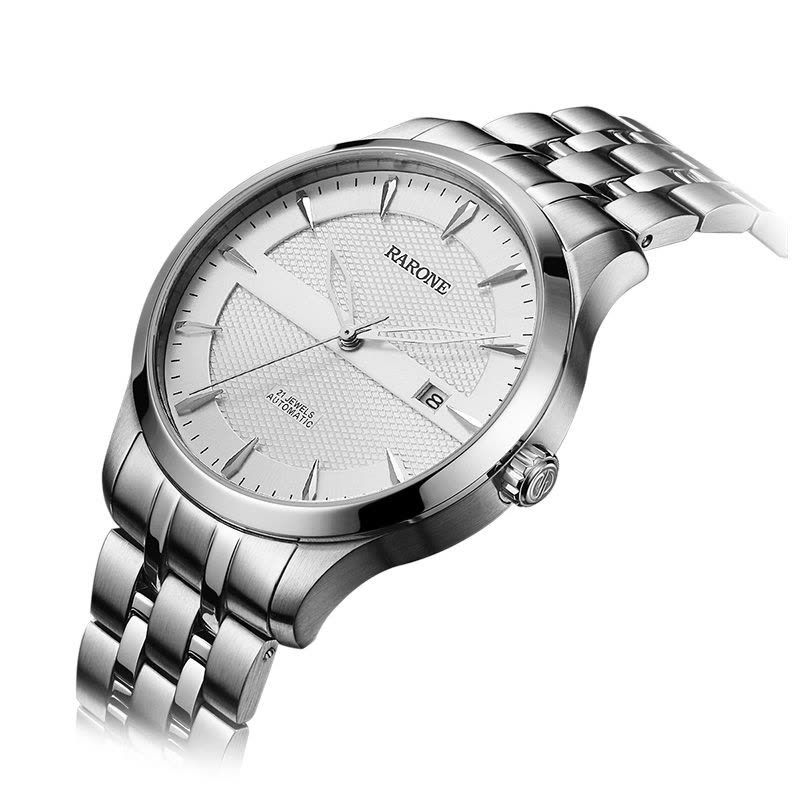 雷诺 商务休闲男表品质全自动机械表钢带腕表防水时尚潮流手表图片