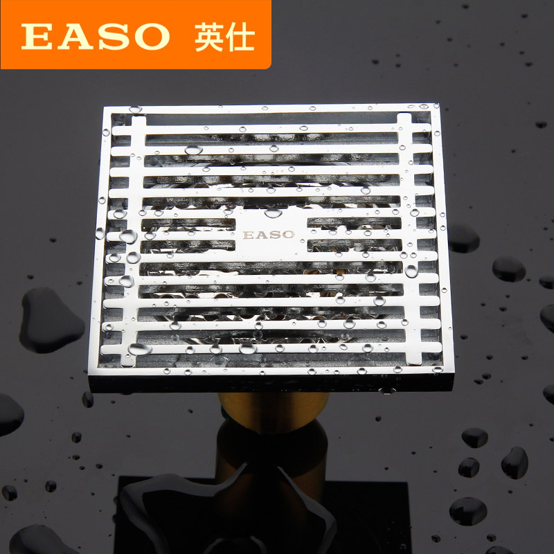 英仕卫浴EASO 精铜防臭地漏套餐 标准接口防虫防反水防堵塞地漏套装 精铜3英寸防臭地漏套装