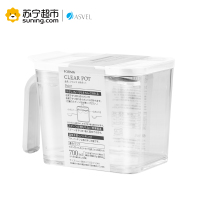 日本ASVEL按压式调味盒佐料盒 3个装颜色随机 防腐防潮 厨房家用组合套装