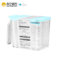 日本ASVEL按压式调味盒佐料盒 3个装颜色随机 防腐防潮 厨房家用组合套装