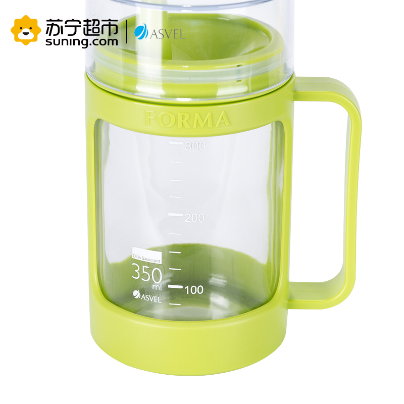 日本ASVEL玻璃油壶 350ML颜色随机 防漏厨房用品 调味瓶酱油瓶醋瓶 一切液体调料都可