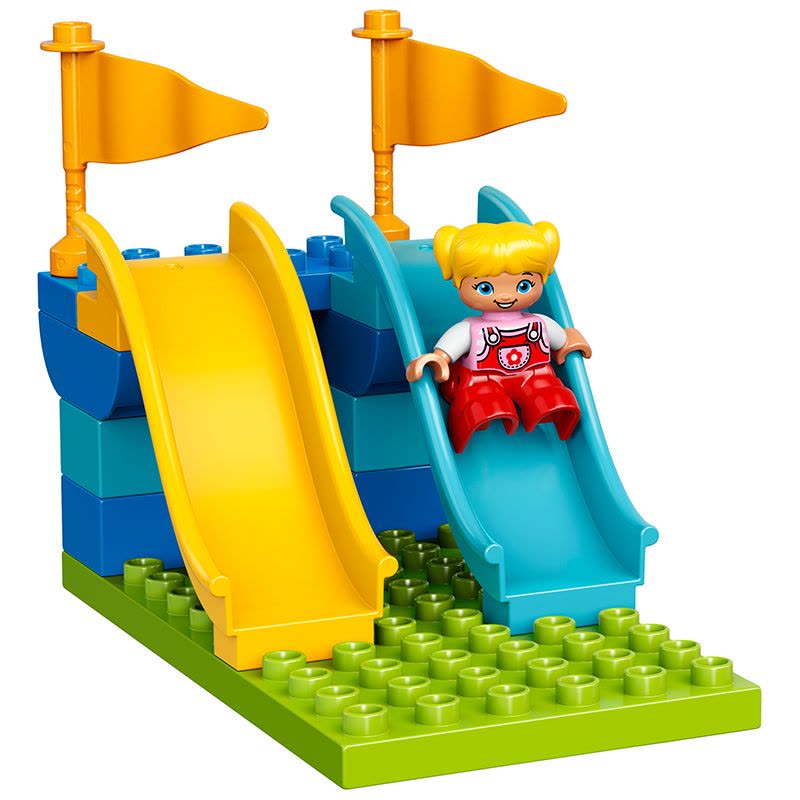 LEGO乐高 Duplo得宝系列 家庭游乐园10841 1-3岁 塑料玩具 50-100块图片