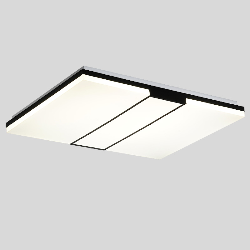 四季沐歌 客厅灯led吸顶灯简约长方形灯具卧室灯遥控调光调色灯饰