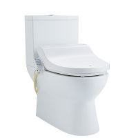 松下连体马桶虹吸式坐便器400坑距 洁身器1310套餐