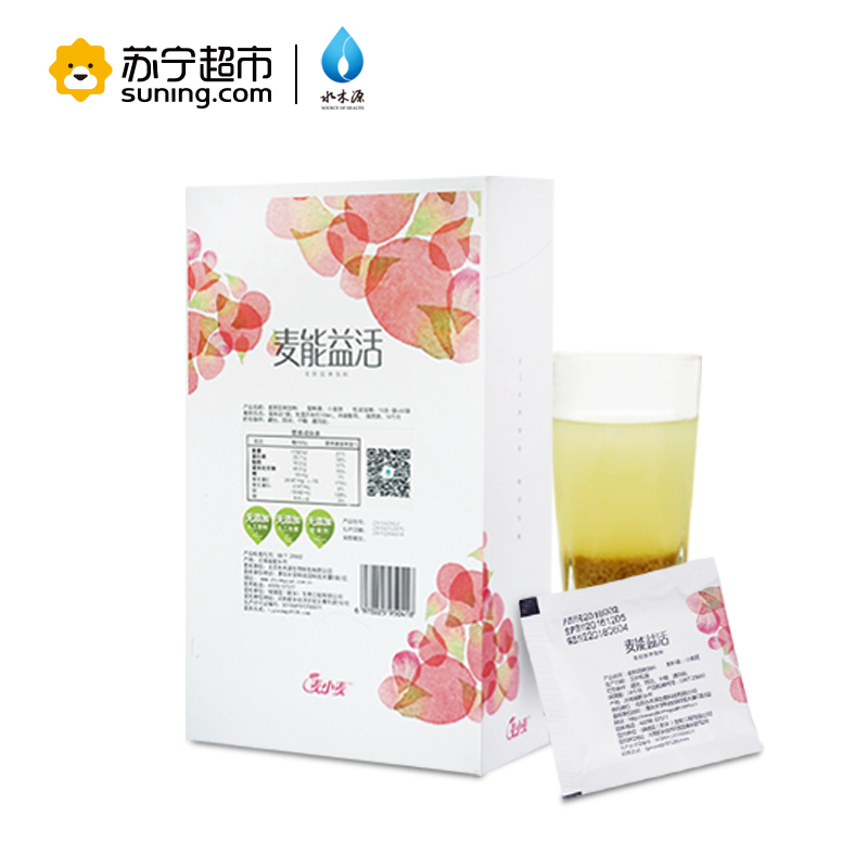 [苏宁超市]水木源 麦能益活系列麦胚固体饮料 10g×60 祛斑美容 延缓衰老 营养品