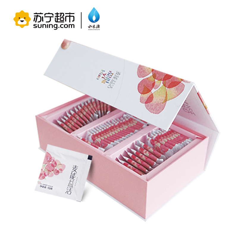 [苏宁超市]水木源 麦能益活系列麦胚固体饮料 10g×60 祛斑美容 延缓衰老 营养品