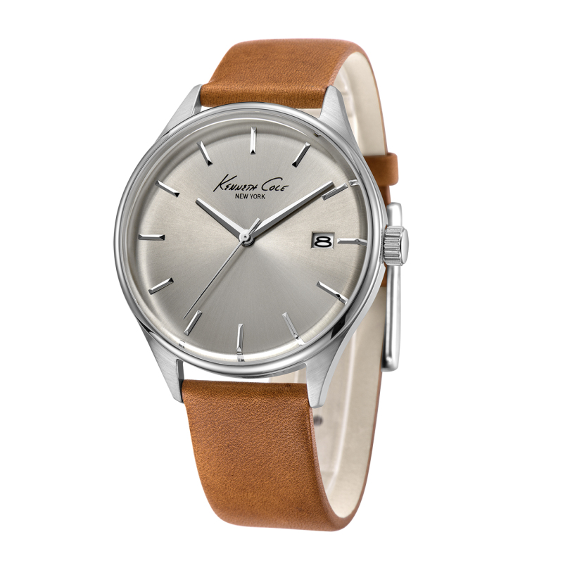 KennethCole/凯尼斯克尔男士皮带石英表时尚休闲简约腕表KC10029307