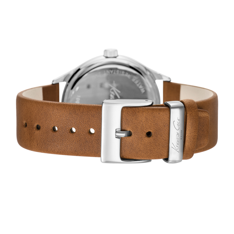 KennethCole/凯尼斯克尔男士皮带石英表时尚休闲简约腕表KC10029307