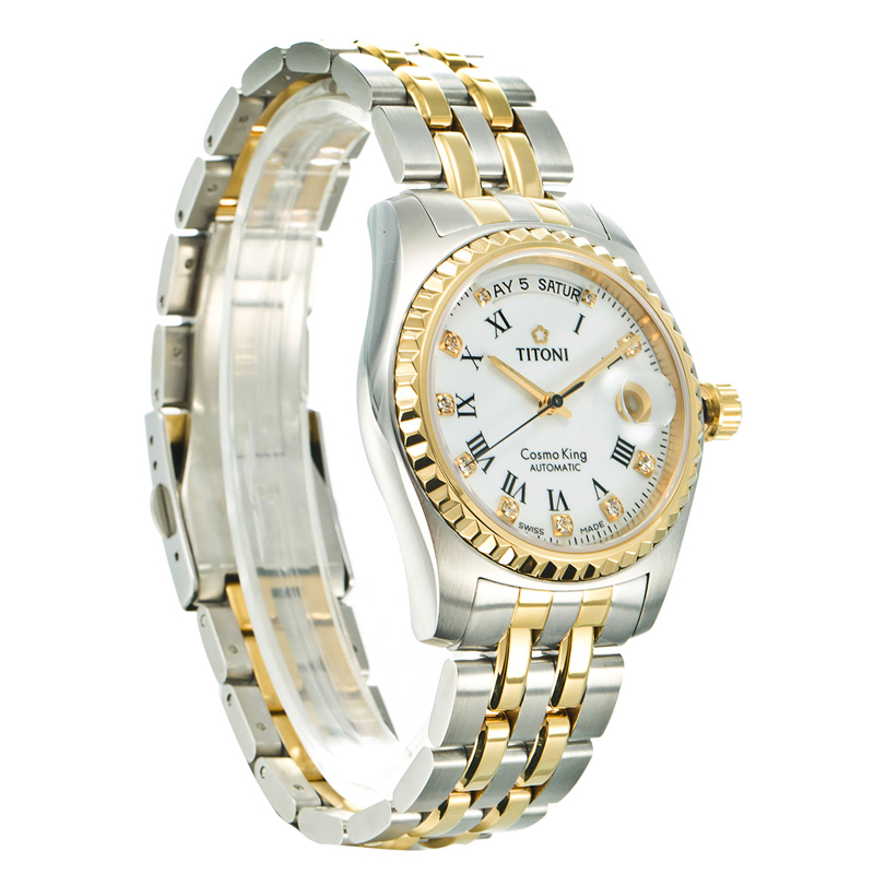 TITONI梅花宇宙系列机械表男表 全国联保 全国联保高清大图