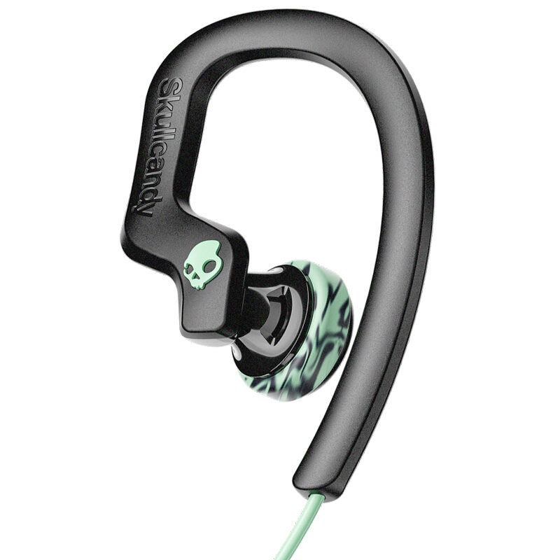 斯酷凯蒂(Skullcandy) Chops Flex S4CHY-K602运动挂耳式耳机 绿黑色高清大图