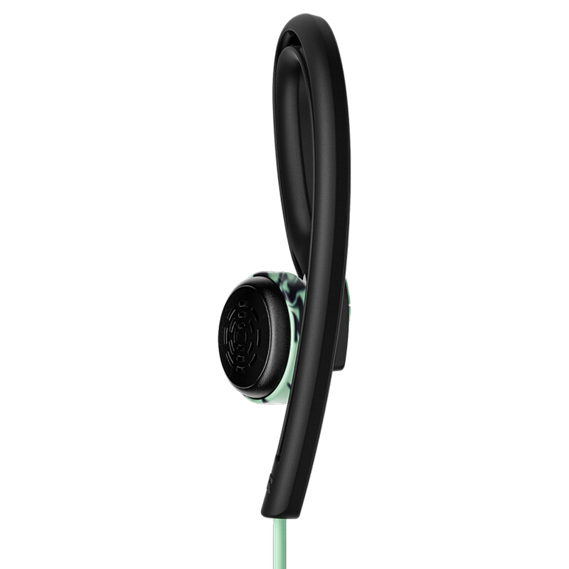 斯酷凯蒂(Skullcandy) Chops Flex S4CHY-K602运动挂耳式耳机 绿黑色高清大图