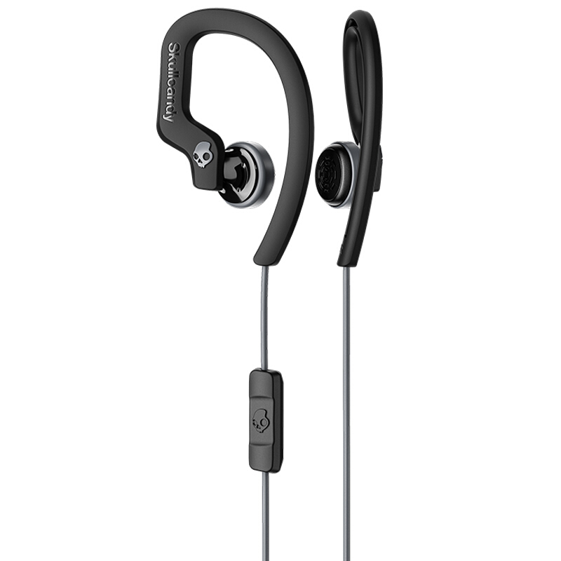 斯酷凯蒂(Skullcandy) Chops Flex S4CHY-K456运动挂耳式耳机 黑色高清大图