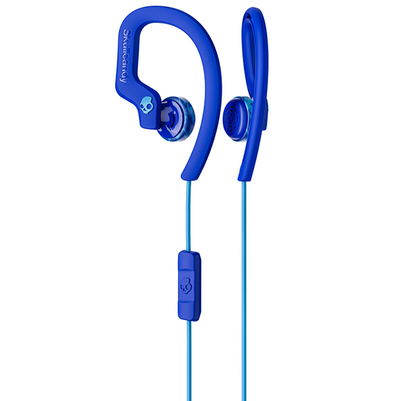 斯酷凯蒂(Skullcandy) Chops Flex S4CHY-K608运动挂耳式入耳式有线耳机 蓝色