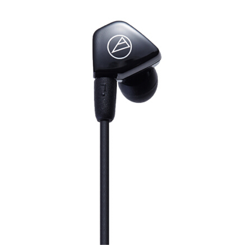 Audio Technica/铁三角 ATH-LS50iS (黑色)智能手机耳麦 双动圈入耳式耳机高清大图