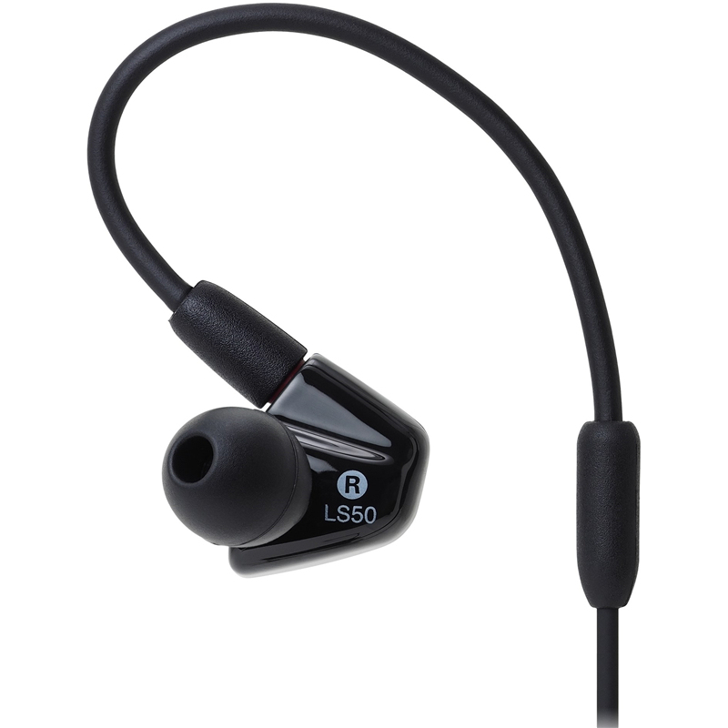 Audio Technica/铁三角 ATH-LS50iS (藏青色) 智能手机耳麦 双动圈入耳式耳机
