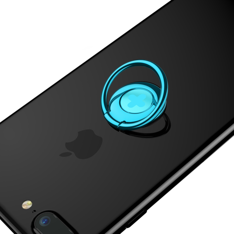 倍思手机扣指环扣支架苹果/Iphone配件华为三星oppo通用粘贴式 蓝色