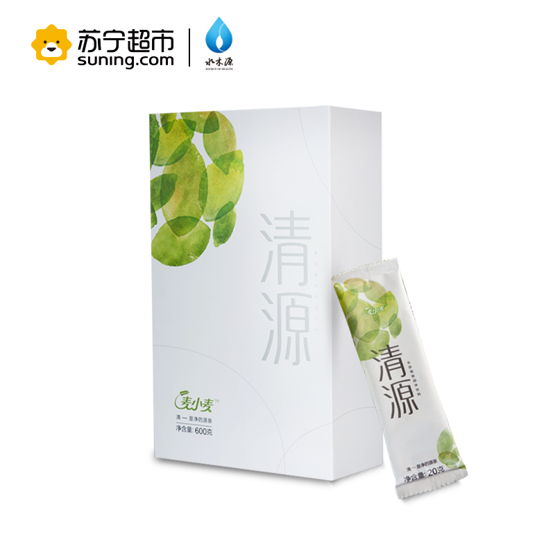 [苏宁超市]水木源 清源麦胚菊粉固体饮料 20g×30 调理肠胃 代餐食品