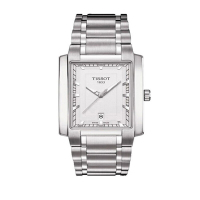 天梭(Tissot)手表 石英钢带方盘 男表t061.310.11.031.00