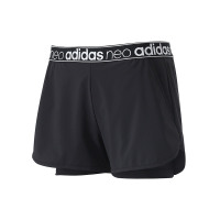 adidas阿迪达斯NEO女子运动短裤2017新款郭采洁同款运动服BR1487