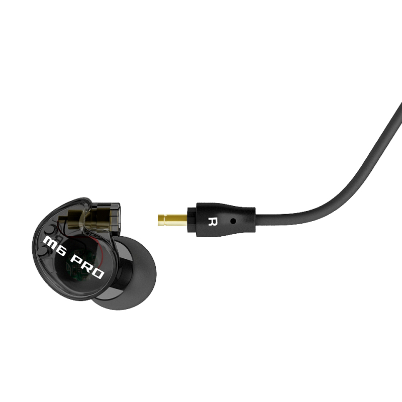 MEEaudio M6Pro 专业舞台监听耳机 HiFi入耳式运动立体声音乐耳机 透黑色
