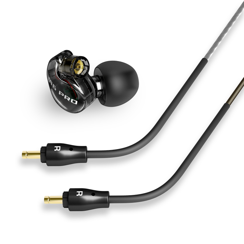MEEaudio M6Pro 专业舞台监听耳机 HiFi入耳式运动立体声音乐耳机 透黑色